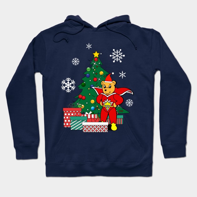 SuperTed Around The Christmas Tree Hoodie by Nova5